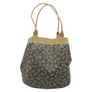SAINT LAURENT Shoulder Bag Canvas PVC Gray Auth 176612-2