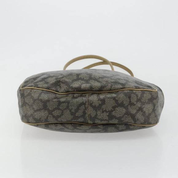 SAINT LAURENT Shoulder Bag Canvas PVC Gray Auth 176612