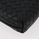 BOTTEGA VENETA INTRECCIATO Schultertasche Leder Schwarz 245354 Auth 176616-9