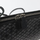 BOTTEGA VENETA INTRECCIATO Schultertasche Leder Schwarz 245354 Auth 176616-17