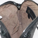 BOTTEGA VENETA INTRECCIATO Schultertasche Leder Schwarz 245354 Auth 176616-20