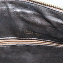 CELINE C Sulky Shoulder Bag Canvas Beige Gold Auth 176618-11