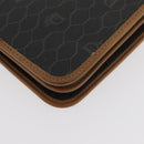 Christian Dior Honeycomb Canvas Shoulder Bag PVC Beige Gold Auth 176623-13