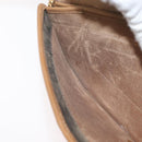 Christian Dior Honeycomb Canvas Shoulder Bag PVC Beige Gold Auth 176623-20
