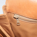 CELINE Macadam Canvas Shoulder Bag PVC Beige Gold Auth 176626A-20