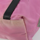 PRADA Shoulder Bag Nylon Pink Silver Auth 176628-8