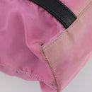 PRADA Shoulder Bag Nylon Pink Silver Auth 176628-15