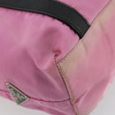 PRADA Shoulder Bag Nylon Pink Silver Auth 176628-17