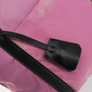 PRADA Shoulder Bag Nylon Pink Silver Auth 176628-20