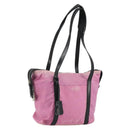 PRADA Shoulder Bag Nylon Pink Silver Auth 176628-1