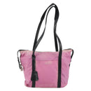 PRADA Shoulder Bag Nylon Pink Silver Auth 176628-13