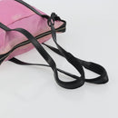 PRADA Shoulder Bag Nylon Pink Silver Auth 176628-7