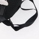 PRADA Backpack Nylon Black Silver Auth 176629-9