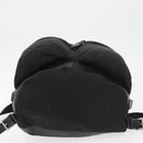 PRADA Backpack Nylon Black Silver Auth 176629-5