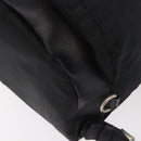 PRADA Backpack Nylon Black Silver Auth 176629-18