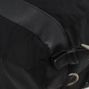 PRADA Backpack Nylon Black Silver Auth 176629-20