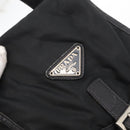 PRADA Backpack Nylon Black Silver Auth 176629-21