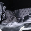 PRADA Backpack Nylon Black Silver Auth 176629-11