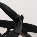 PRADA Boston Bag Nylon 2way Black Silver Auth 176630-15