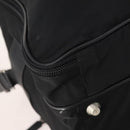 PRADA Boston Bag Nylon 2way Black Silver Auth 176630-17