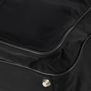 PRADA Boston Bag Nylon 2way Black Silver Auth 176630-18