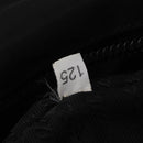 PRADA Boston Bag Nylon 2way Black Silver Auth 176630-12