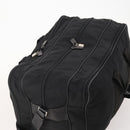 PRADA Boston Bag Nylon 2way Black Silver Auth 176630-6