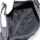 PRADA Accessory Pouch Nylon Black Silver Auth 176631A-11