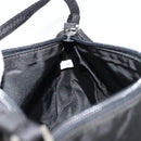 PRADA Accessory Pouch Nylon Black Silver Auth 176631A-19