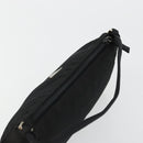 PRADA Accessory Pouch Nylon Black Silver Auth 176631A-6
