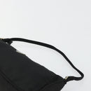 PRADA Accessory Pouch Nylon Black Silver Auth 176631A-8