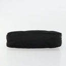 PRADA Accessory Pouch Nylon Black Silver Auth 176631A-5