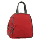 PRADA Sports Hand Bag Nylon Red Silver Auth 176633A-1