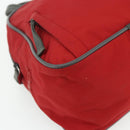 PRADA Sports Hand Bag Nylon Red Silver Auth 176633A-14