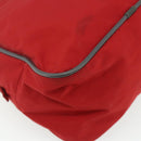 PRADA Sports Hand Bag Nylon Red Silver Auth 176633A-16