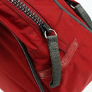 PRADA Sports Hand Bag Nylon Red Silver Auth 176633A-10