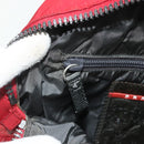 PRADA Sports Hand Bag Nylon Red Silver Auth 176633A-21