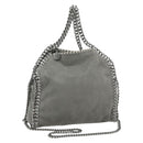Stella MacCartney Chain Falabella Bag polyester 2way Gray 371223 Auth 176634A-1