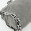 Stella MacCartney Chain Falabella Bag polyester 2way Gray 371223 Auth 176634A-17