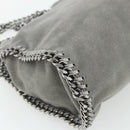 Stella MacCartney Chain Falabella Bag polyester 2way Gray 371223 Auth 176634A-19