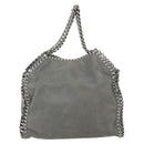 Stella MacCartney Chain Falabella Bag polyester 2way Gray 371223 Auth 176634A-2