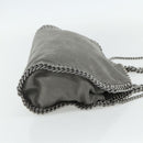 Stella MacCartney Chain Falabella Bag polyester 2way Gray 371223 Auth 176634A-4