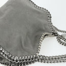 Stella MacCartney Chain Falabella Bag polyester 2way Gray 371223 Auth 176634A-6