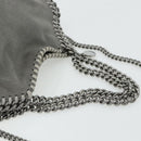 Stella MacCartney Chain Falabella Bag polyester 2way Gray 371223 Auth 176634A-7