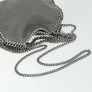 Stella MacCartney Chain Falabella Bag polyester 2way Gray 371223 Auth 176634A-8