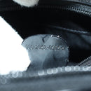 GUCCI Hand Bag Patent leather 2way Black Silver Auth 176640-12