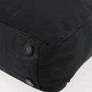 PRADA Shoulder Bag Nylon Black Silver Auth 176642-9