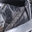 PRADA Shoulder Bag Nylon Black Silver Auth 176642-21