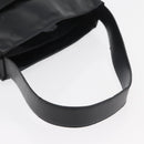 PRADA Shoulder Bag Nylon Black Silver Auth 176642-7