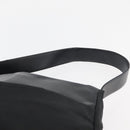 PRADA Shoulder Bag Nylon Black Silver Auth 176642-8